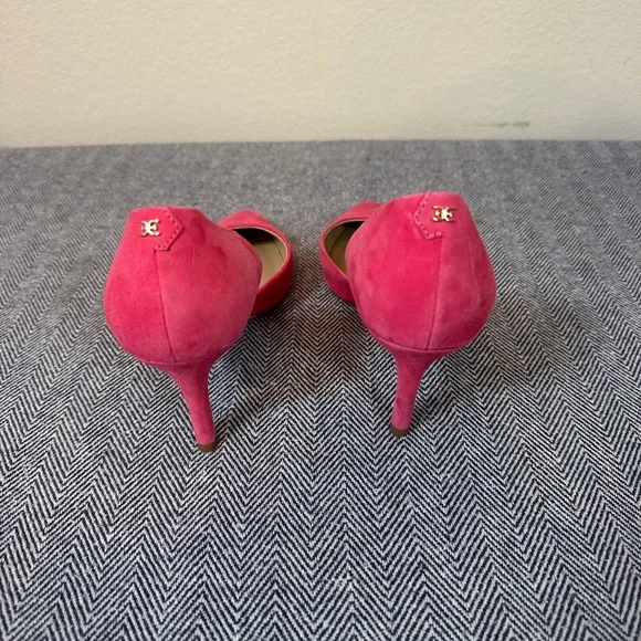 SAM EDLEMAN - Viv Pointed Toe d'Orsay Suede Pump - Picture 4 of 9